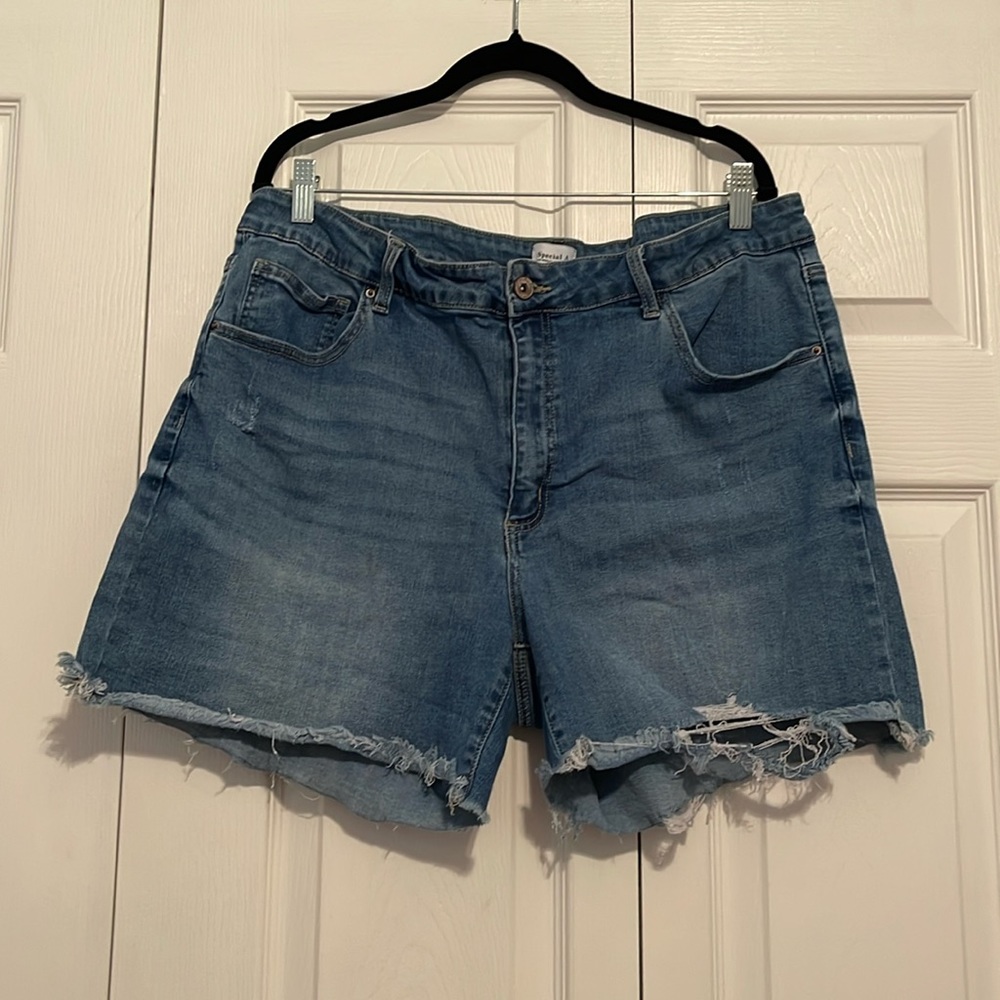 Women’s Distressed Jean Shorts